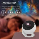 360° Rotating Galaxy Projector Night Light – Magical Star Effect