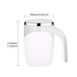 automatic magnetic self-stirring mug stainless steel rechargeable