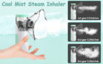 portable mesh nebulizer quiet steam inhaler for home and travel