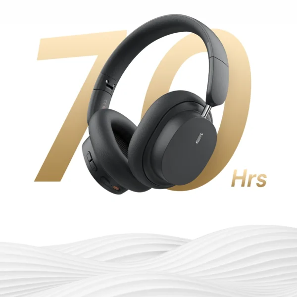 3D Spatial Audio Wireless Headphones with Bluetooth 5.3, Foldable Over-Ear Design, 70H Battery