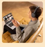 3D Spatial Audio Wireless Headphones with Bluetooth 5.3, Foldable Over-Ear Design, 70H Battery