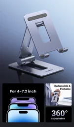 Aluminum Phone Holder Stand 360° Adjustable - Image 6