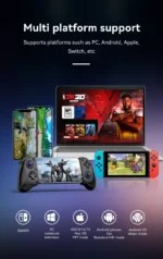 BSP D10S Wireless Stretching Game Controller with Cooling Fan Bluetooth 5.2