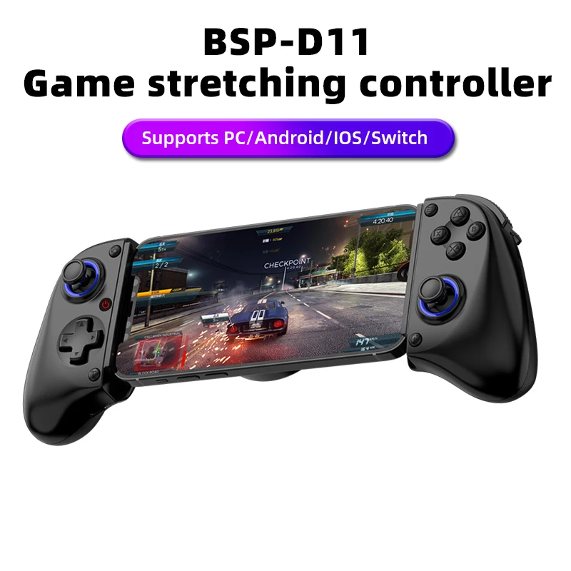 BSP D10S Wireless Stretching Game Controller with Cooling Fan Bluetooth 5.2 BSP D10S Wireless Stretching Game Controller with Cooling Fan Bluetooth 5.2