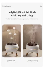 Dynamic Jellyfish Air Humidifier with Mist & Colorful Night Lights