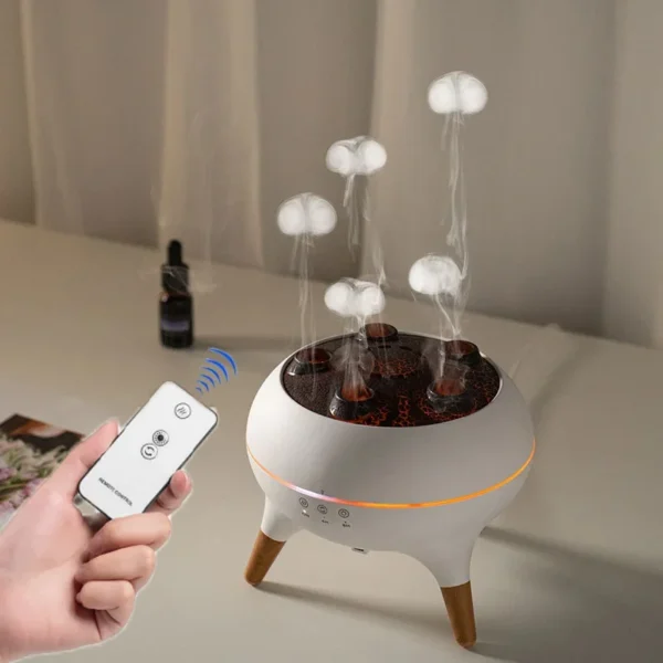 Dynamic Jellyfish Air Humidifier with Mist & Colorful Night Lights