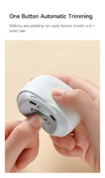 Electric Automatic Nail Clippers Pro with LED light