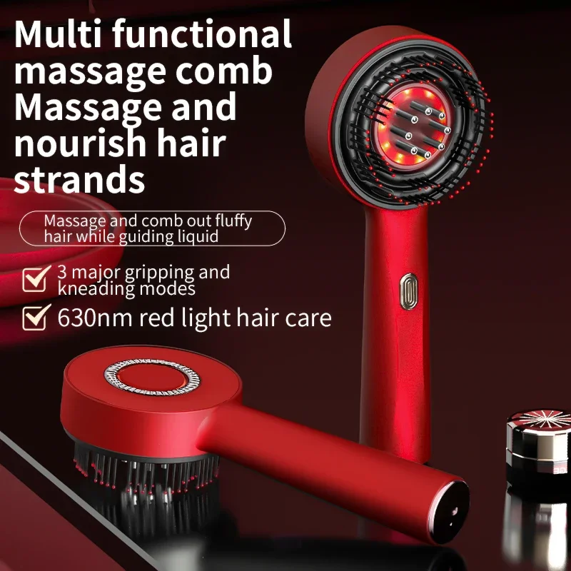 Electric Massage Comb with red light and 3 modes Electric Massage Comb with red light and 3 modes