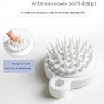 Hair Scalp Massager Brush silicone shampoo exfoliator