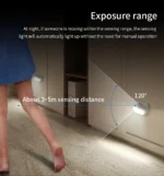 LED Night Light with Motion Sensor PIR cabinet lamp rectangular design