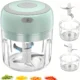 Mini Rechargeable Garlic Chopper 250ml Electric Meat Grinder 30W