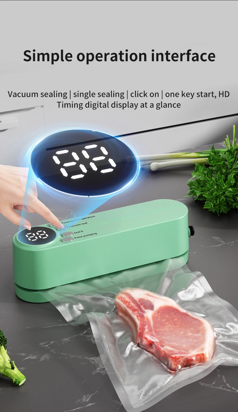 Mini Wireless Vacuum Sealing Machine automatic food packaging sealer2 Mini Wireless Vacuum Sealing Machine automatic food packaging sealer