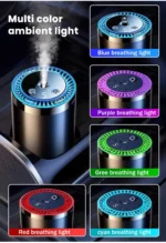 Rechargeable Car Aroma Diffuser with colorful starry sky lights