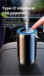 Rechargeable Car Aroma Diffuser with colorful starry sky lights