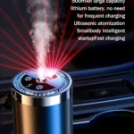 Rechargeable Car Aroma Diffuser with colorful starry sky lights