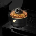 Volcanic Crack Light Cannons Humidifier with RGB night light and mist effect