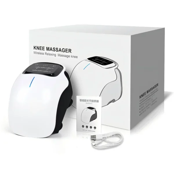 cordless knee massager with vibration therapy for joint relief
