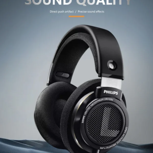 Philips SHP9500 Headphones wired HiFi over-ear studio monitor headset