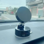 Suction Cup Phone Holder magnetic vacuum mount for car dashboard and desk